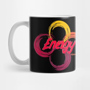 Energy Circle. Design with Vibrant Colors Mug